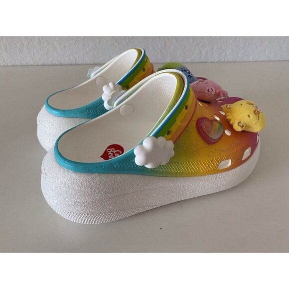 CROCS Care Bears Collaboration Crush Clog Light On 210103 Men’s 4 Women’s 6 NEW - Picture 10 of 15